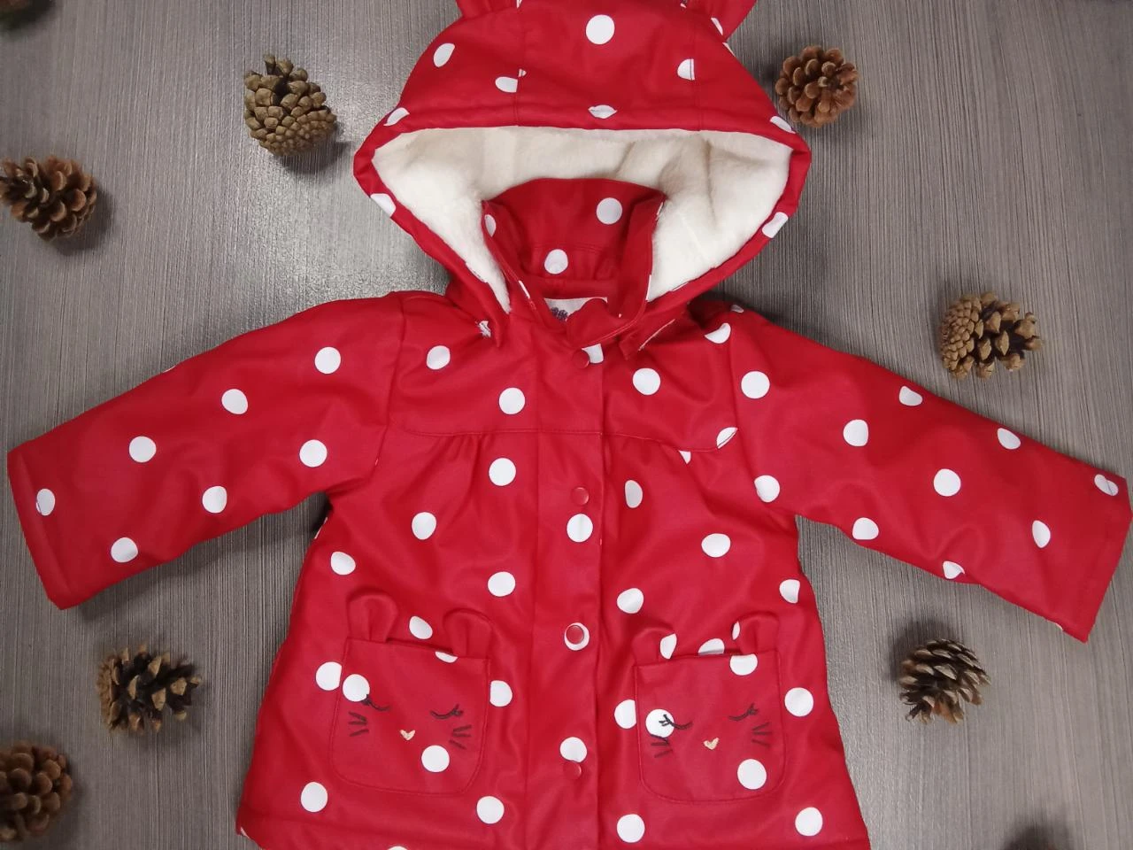 Magnífico abrigo impermeable DPAM 6 meses – photo 3